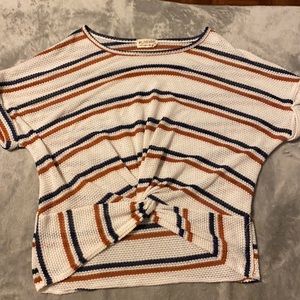 X-Small Juniors Knitted Crop Blouse